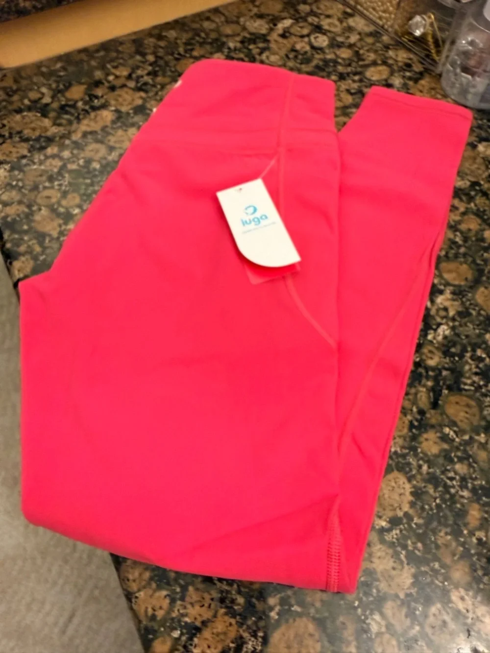 IUGA High-Waist Power tight pink/fushiaActive Leggings - M - Picture 2 of 6